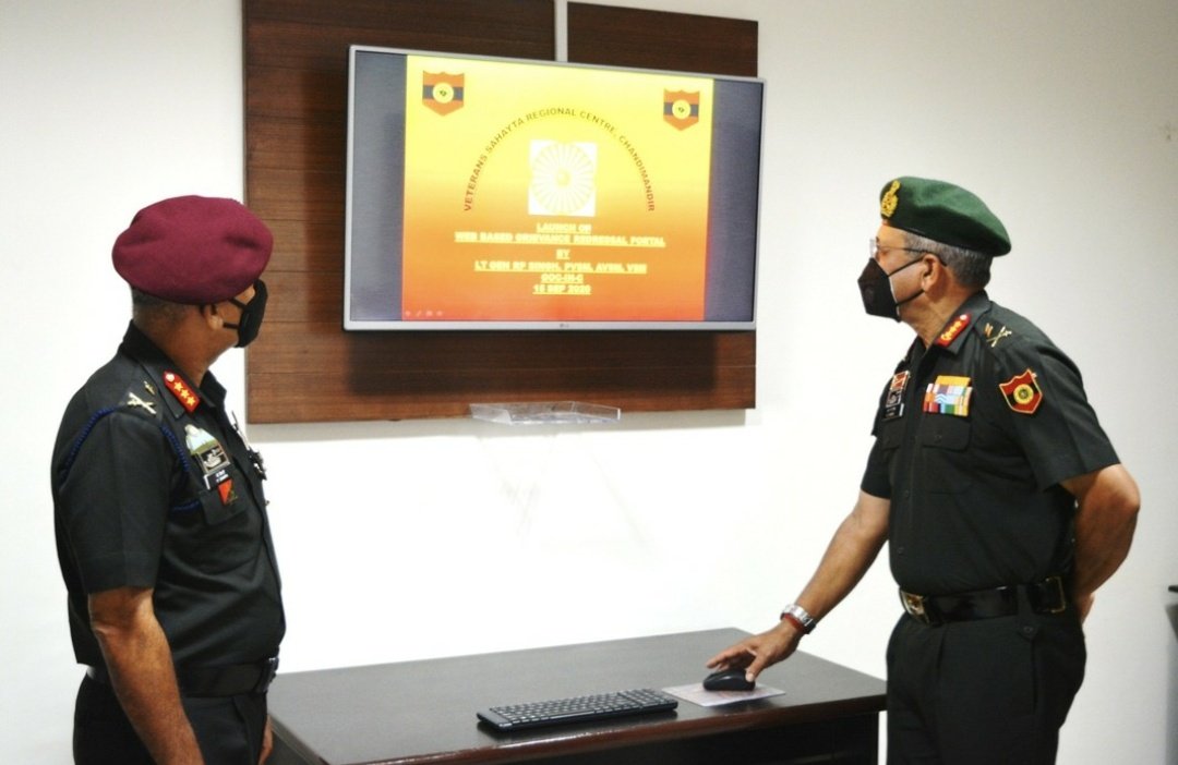 On this occasion, a web page based grievance redressal portal to address the grievance of the Veteran community was also inaugurated. (2/2)

#IndianArmy
#NationFirst
#OurVeteransOurPride