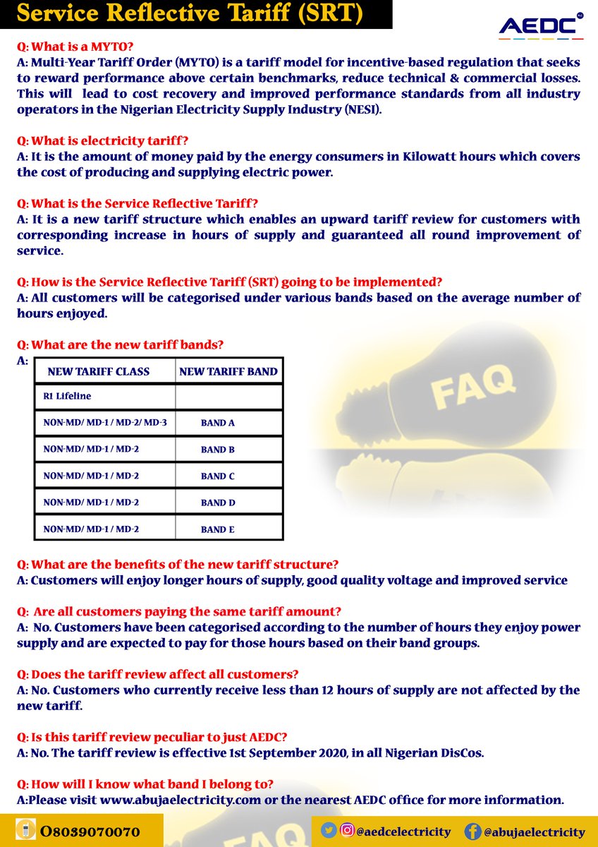 aedcelectricity's tweet photo. All you need to know...
#FAQ #ServiceREFLECTIVE #SRT https://t.co/gT2RuTOCkr
