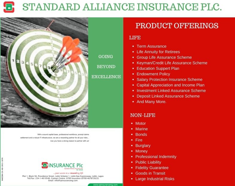 UBAPensions's tweet image. Meet Our Clients: @SAInsuranceNG
#youraccesstoarewardinglife 
#sainsurance 
#UBAPensions