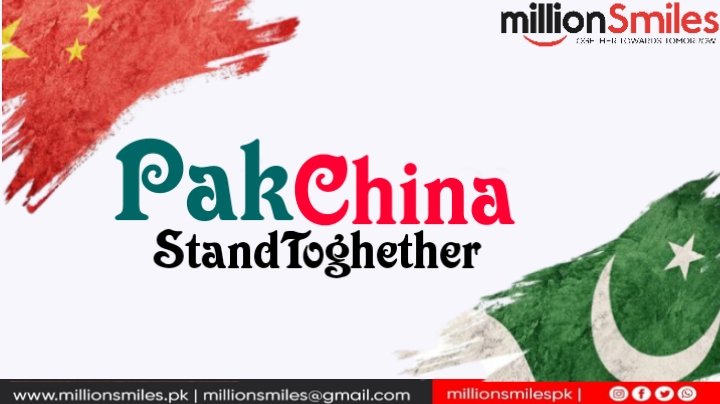 Over the years, Pak &amp; China reached a number of vital insights and long-term consensus, reiterated strong commitment to bilateral relations.

YOUTH from both sides intends to develop a good rapport with a #MillionSmiles for future cooperation.
#PakChinaStandTogther