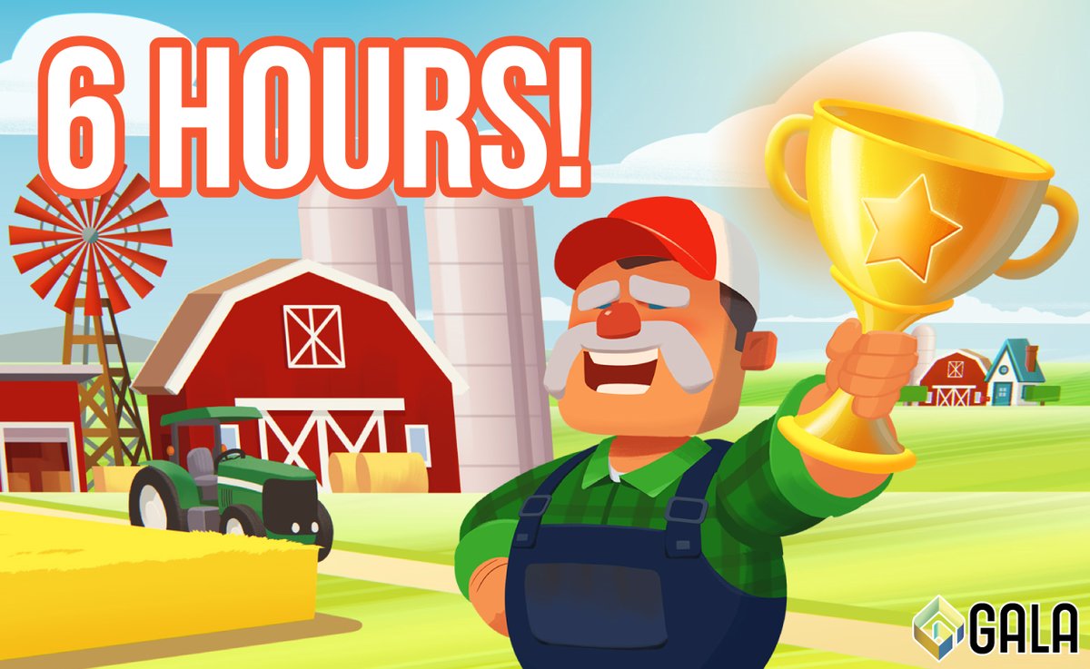 GoGalaGames's tweet photo. Are you ready to play some #TownStar? Only six hours until this week's competition kicks off! Who will take the trophy this week? Is it you? #Blockchain #Gaming is the Future! #OwnYourGameplay! https://t.co/kVutKD215X