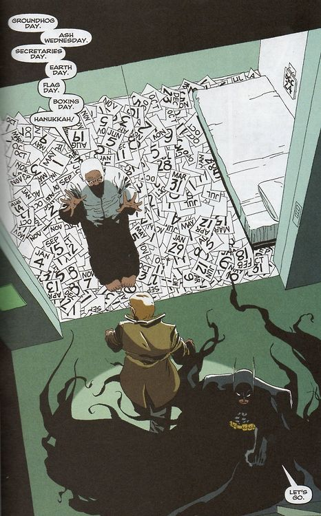 The Long Halloween features an homage to The Silence of The Lambs. When Batman is struggling to catch the Holiday killer, he visits a Hannibal Lecter styled version of Calendar Man, at Arkham Asylum.