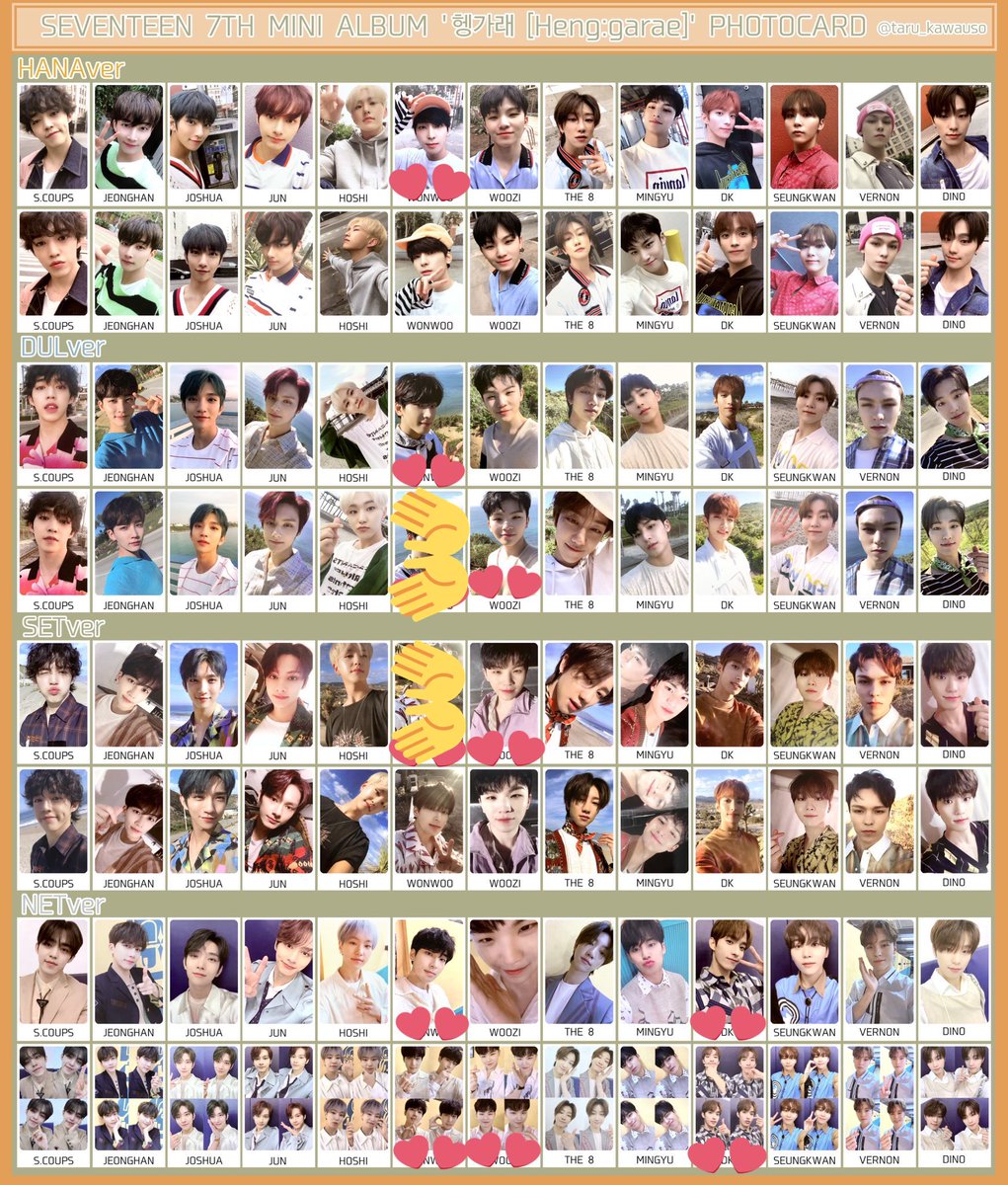 Gil7929's tweet photo. @tos

SEVENTEEN セブチ 24H トレカ 交換

【譲】画像1、2枚目
【求】💕ウォヌ、ウジ(優先)ドギョム

◎郵送、普通郵便のみ
◎異種、ヘンガレ(3、4枚目💕付き)可◎
◎条件の合う方気軽にお声掛け下さい☺️ https://t.co/XmW4jllXYH