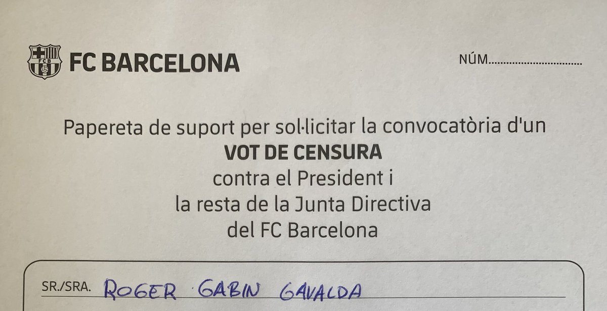 Hem de salvar el club!! Cal un últim esfoç per aconseguir que la #Mocio2020 segueixi endavant!! <a href="/MesQueUnaMocio/">Plataforma Més que una Moció</a> #MocioFCB