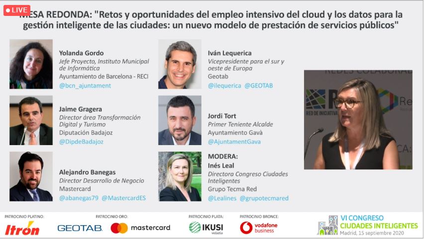 MastercardES's tweet photo. Empieza la mesa redonda “Retos y oportunidades del empleo intensivo del #cloud y los datos para la gestión inteligente de las ciudades: un nuevo modelo de prestación de servicios públicos”, patrocinada por #Mastercard, en la que participará @abanegas79. #CongresoCI6 https://t.co/H3LHZXldIz