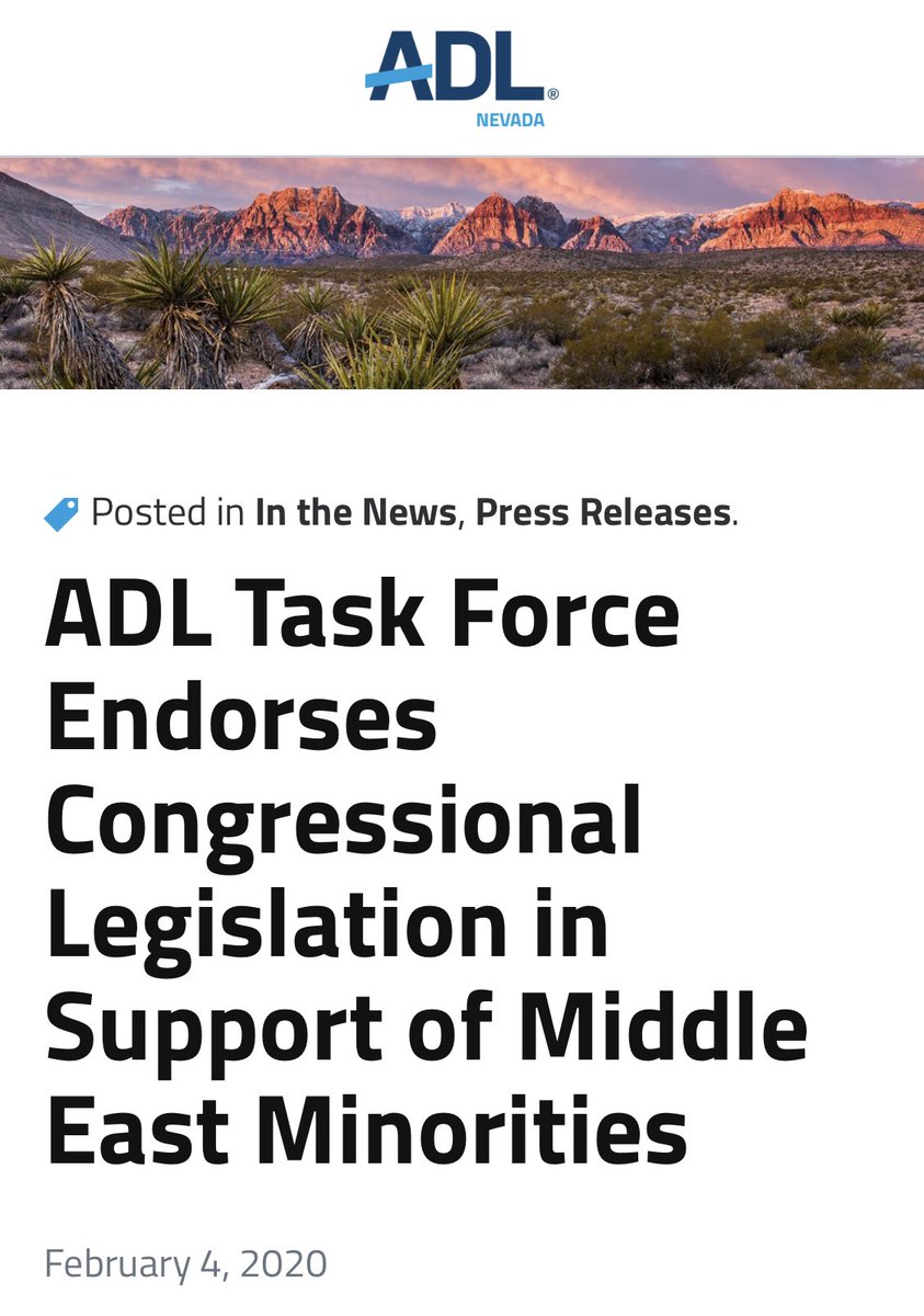 In addition, she is a fellow at Religious Freedom Institute & the Wilson Center ThinkTank, as well as a member of Anti Defamation League Task Force on Middle East Minorities.Anyone who knows ADL will tell you that it’s the most powerful lobbying org in the United States./113