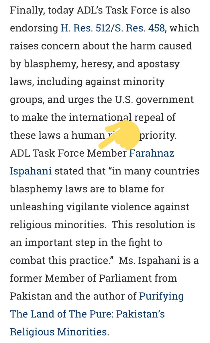 In addition, she is a fellow at Religious Freedom Institute & the Wilson Center ThinkTank, as well as a member of Anti Defamation League Task Force on Middle East Minorities.Anyone who knows ADL will tell you that it’s the most powerful lobbying org in the United States./113