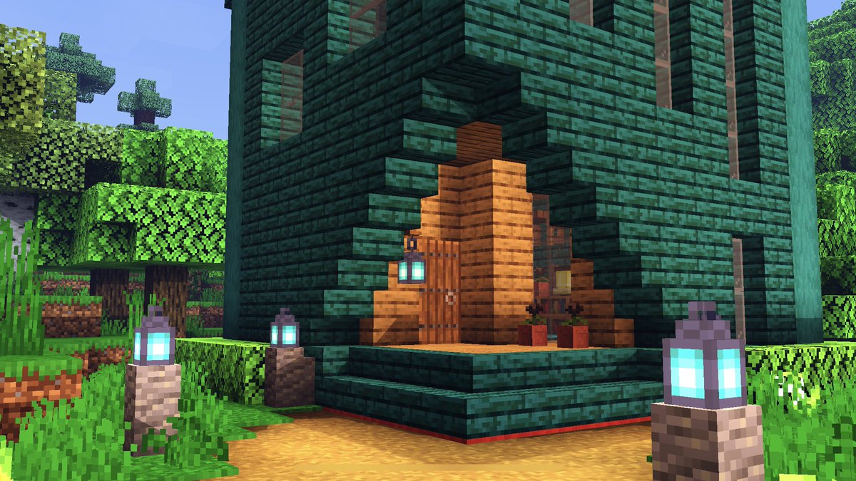 こぐまぷろ Kogumapro 在 Twitter 上 今更ながら1 16追加のネザーの建材で家を作ってみました この青の色結構好きなんですよねぇ 個人的には入口の形が気に入っています ちょっとすっきりし過ぎたかなと思ってますが これはこれでいいかな マイクラ
