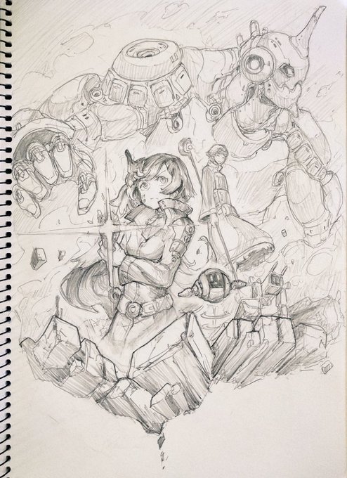 Sorry I haven't posted art for ages, here's a pencil doodle ?? 
