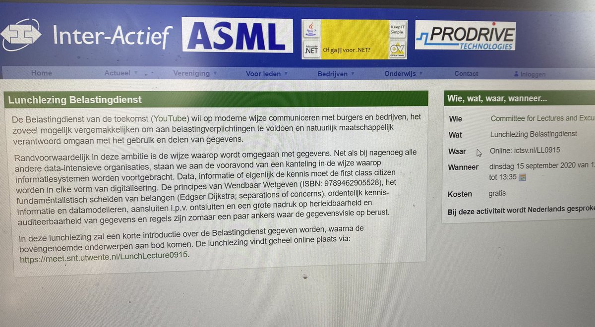 RonaldDamhof's tweet image. Lunchsession with @interactief, students of @utwenteEN - gonna spread the gospel of proper #dataarchitecture #wendbaarwetgeven