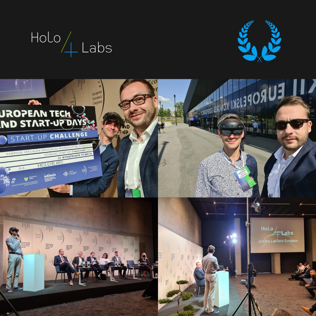 PawelBiedrzycki's tweet photo. Z dumą informuję, że Holo4Labs, corp-up który pozyskał na platformie @Smart_funds kapitał na rozwój, w finale konkursu European Tech &amp; Startup Days na European Economic Congress zdobył nagrodę Marszałka Województwa. 👏👏👏
Tymczasem już wkrótce startujemy z nowym projektem 💪👊 https://t.co/htODeuR5dI