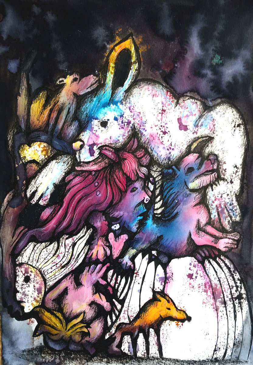SoniaHivert's tweet photo. #art #dessin #dessindujour #artist #draw #drawing #drawingoftheday #contemporaryart #figurativeart #artfiguratif #artsingulier #outsiderart #dessincrayon #dessincontemporain #soniahivert #inks #auhasarddesencres #randomink https://t.co/y8vqf5xAA3
