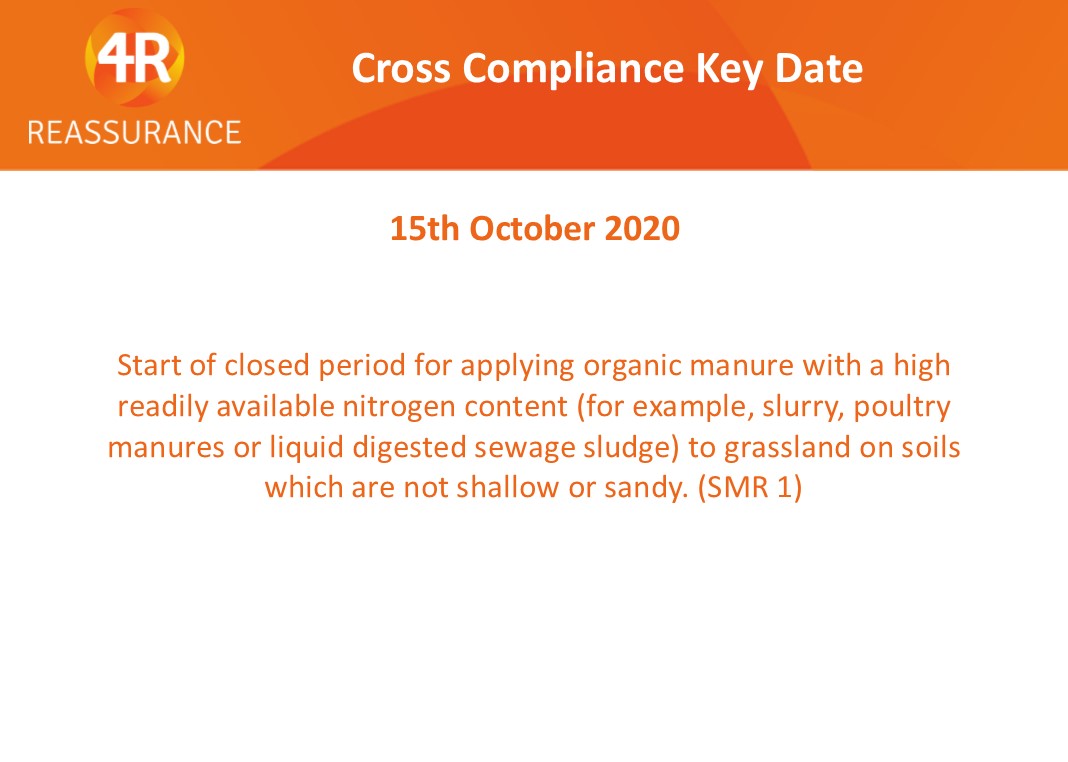 Key Date #Crosscompliance
