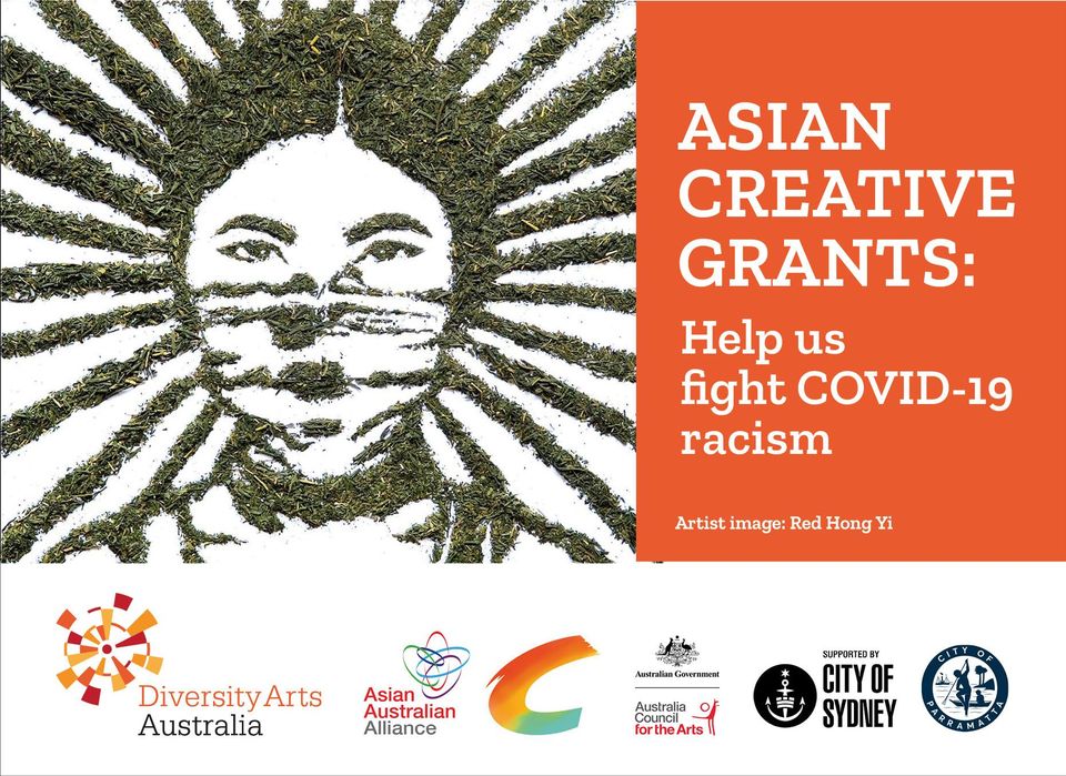 PerilMag's tweet photo. Are you an Asian creative or artist? 

@DiversityArtsAu are commissioning Asian artists to create new work responding to Covid-19 racism as part of the #IAmNotAVirus project.  

APPLY here: https://t.co/GHnrVyuF5N

Applications close 10 October. https://t.co/D9EpAOGkLM