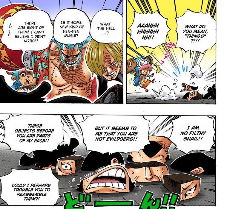 Ok Oda's just flexing now, in kinemons intro, Kinemon, a wano man (Japanese so oda) says to the SHs (from different islands so they are us, the readers) do they enjoy puzzles? Implying the strawhats (us) have to put together the puzzle of Kinemon  rereading PH is SO funny now