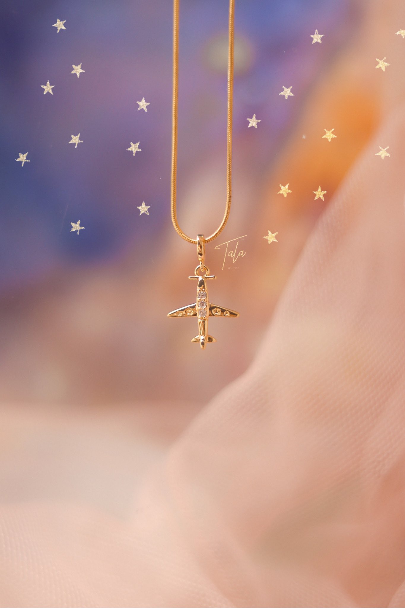 Tala by kyla airplane necklace deals