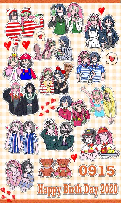 #おばみつ版伊黒小芭内誕生祭
#伊黒小芭内誕生祭2020
#伊黒小芭内生誕祭2020 

カウントダウンで描いたイラストをシール風に??
サムネ残念だと思うから是非クリックしてみてください‧⁺◟( ᵒ̴̶̷̥́ ·̫ ᵒ̴̶̷̣̥̀ ) 