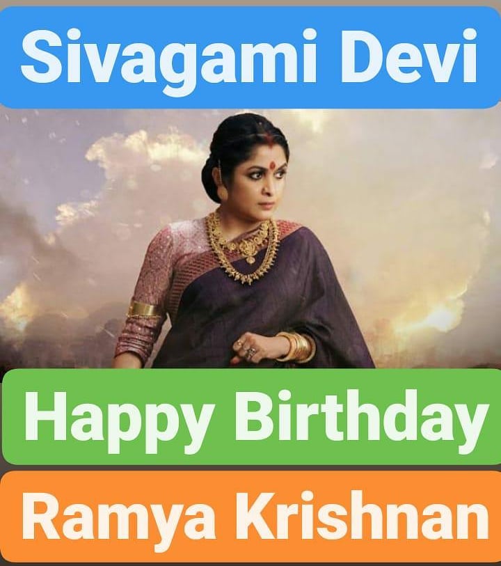 Happy Birthday 
Ramya Krishnan     