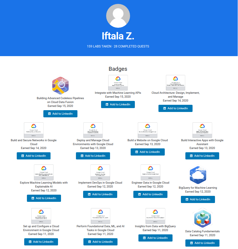 Circlebytes's tweet photo. FINISHED! #JuaraGCP Season 4!

15 quests are not an easy thing to do, topiknya season ini bagus, love this season.

Thank you for @googledevsid dan @qwiklabs for the opportunity.

#JuaraGCP #Qwiklabs #GoogleCloud #GoogleDrive 

https://t.co/JqJBTY7nQA https://t.co/Wkv8Vqjr20