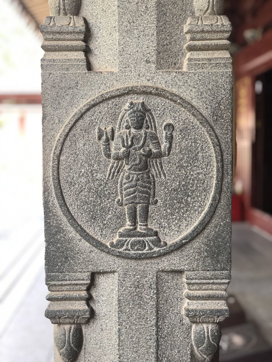 The columns are fascinating for the clearly recognisable Hindu stories and style - this is no ‘interpretatio Sinica’ mediation. Also, a glorious elephant with linga frieze; and a tentative reconstruction of the temple. But the best is yet to come... 5/11