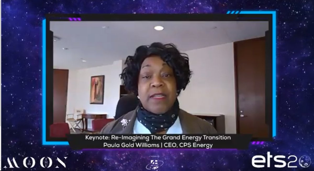 zpryme_research's tweet photo. We're kicking off #ets20 with #ets18 Thought Leader of the Year Paula Gold Williams, CEO of @cpsenergy. What is the vision of energy's future now that life has been changed by the turmoils of 2020? Register to hear what thought leaders think https://t.co/Yrav8FsJff https://t.co/vRaRjlDZq7