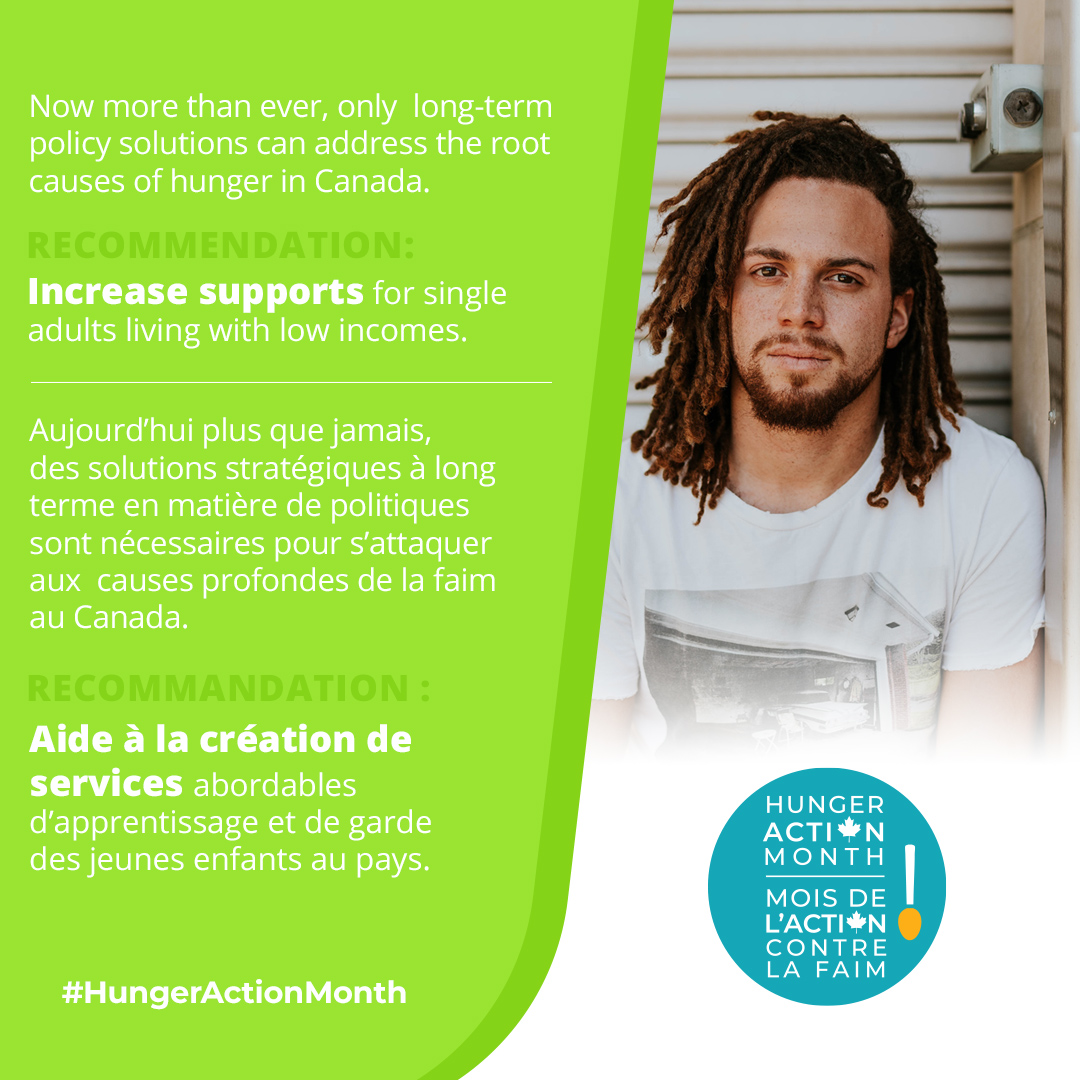 foodbankscanada's tweet photo. #HungerFact: The percent of single people using food banks has increased significantly over the last decade. #HungerActionMonth
-----
Le pourcentage de personnes vivant seules qui ont recours aux banques alimentaires a considérablement augmenté au cours des dix dernières années. https://t.co/s8Il0s0B9b