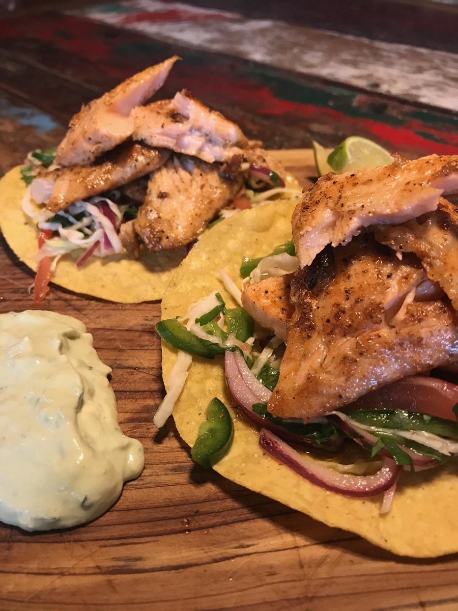 We are OPEN all day! Dine in, patio and curbside. 

Try todays special: Crispy Pan Seared Salmon Tostadas served with pico slaw &amp; avocado creme with choice of side. 

And don't forget it is Karaoke Tuesday on the Moon Roof!