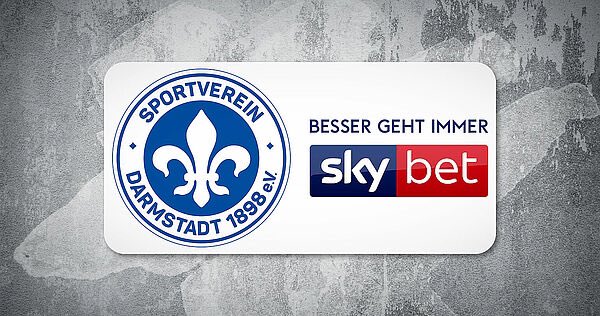 sv98BR's tweet photo. #Darmstadt 98 conseguiu um novo patrocinador premium. O site de apostas #SkyBet torna-se parceiro dos lírios. A empresa fará propaganda no estádio com placas e demais áreas relevantes. Além disso, a #SkyBet será representada no site de Hessen. https://t.co/t6T82JiQkS