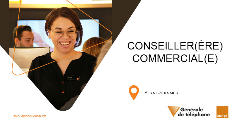 OrangeStoreOff's tweet photo. [OFFRE D'EMPLOI]
L'équipe de notre magasin #orange @GDT à La-Seyne-sur-Mer recrute un-e conseiller-ère commercial-e en téléphonie en #CDD. Postulez directement sur notre site 👉  https://t.co/dRMLYCDaMU
#Emploi #Gdtrecrute #PACA https://t.co/Q9LVHZ5rwS