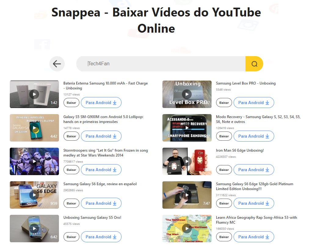 Tech4Fan's tweet image. Snappea: o melhor serviço para baixar vídeos da internet e des suas redes sociais sem instalar nada dlvr.it/RgfpQc