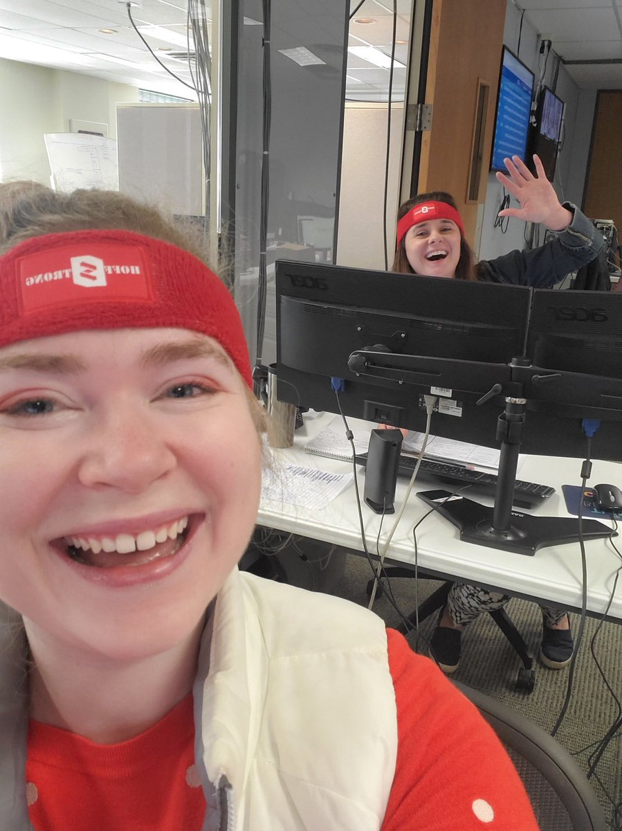 brittanyb_AHS's tweet photo. Hey everybody, @BrettHoffland is back at work and we couldn’t be happier about it, right @cc_rode!?! #hoffstrong https://t.co/EZdRY8Qhzu