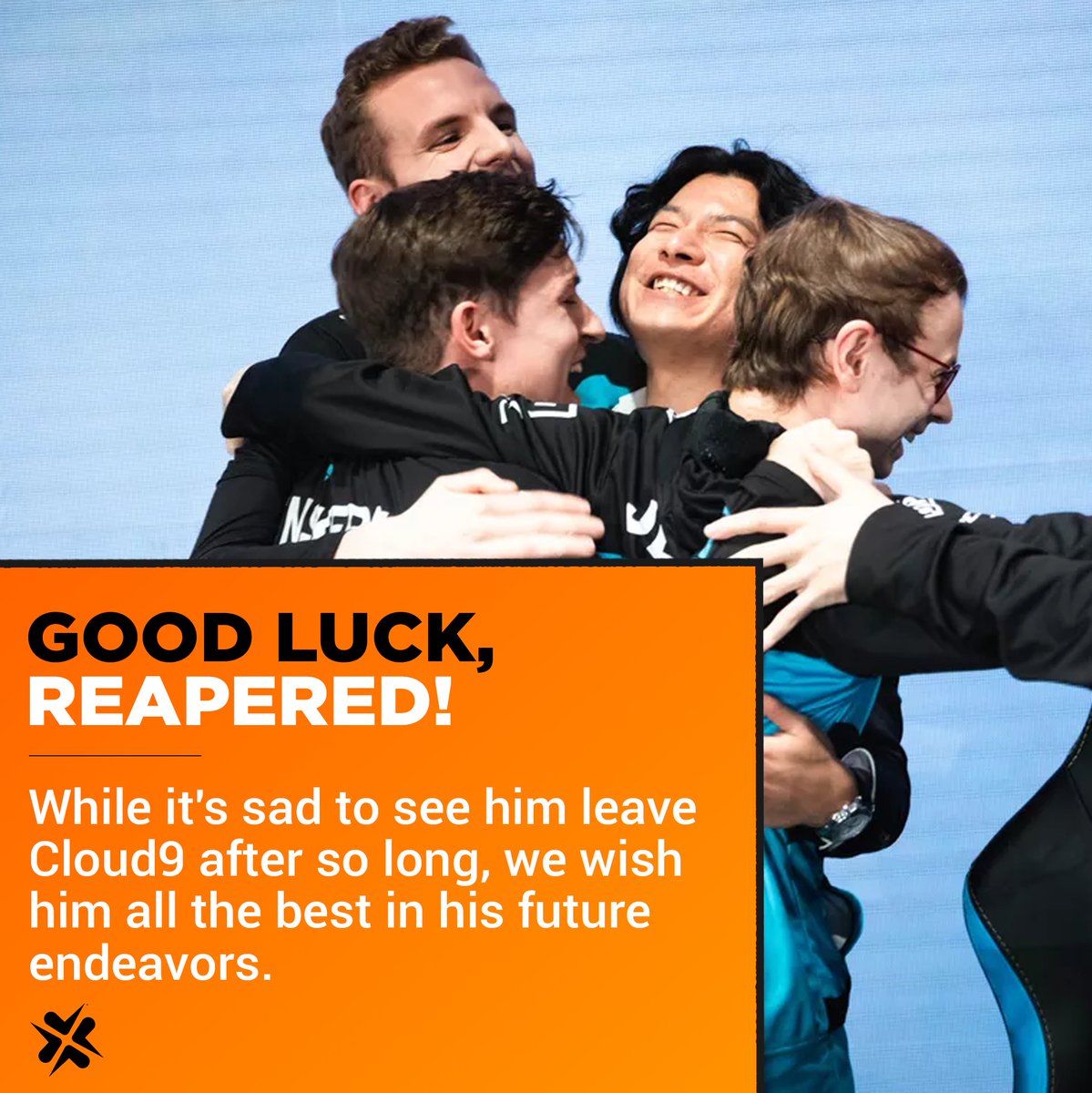 ReadyUpCom's tweet photo. 🏅 Top 3 finish in 70% of tournaments
💰 +$1,100,000 in prize money
🏆 4 time 'Coach of the Split' winner

@Reapered was able to accomplish a lot in 4 years with @Cloud9! 

While it's sad to see him go, we wish him the best in all his future endeavors ✌ https://t.co/1FRHfGF87W