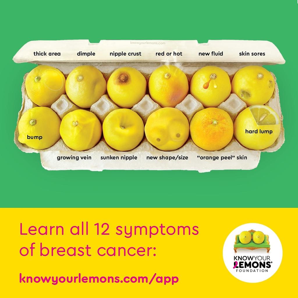Dot744's tweet photo. Do you know what your risk for breast cancer is? Everyone is different &amp;  you don't need to have family history. In fact, 85% of breast cancer cases are in women with NO family history 
Follow @knowyourlemons  learn how 2  make sure your "lemons" are living their "breast self" https://t.co/5ahiZIB9O0