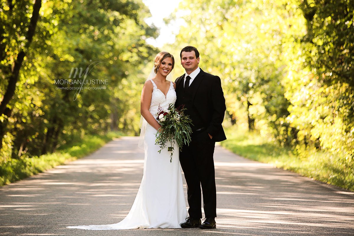 leahdhanson's tweet photo. A walk down the aisle this last weekend for Jason @RocknRollAgrnmy and Morgan @morgandhanson as he handed her over to Tanner #twitterlesstanner to start their new chapter together! We couldn’t have asked for a more beautiful day to celebrate these two! ♥️ https://t.co/4Ix7NkcOX4