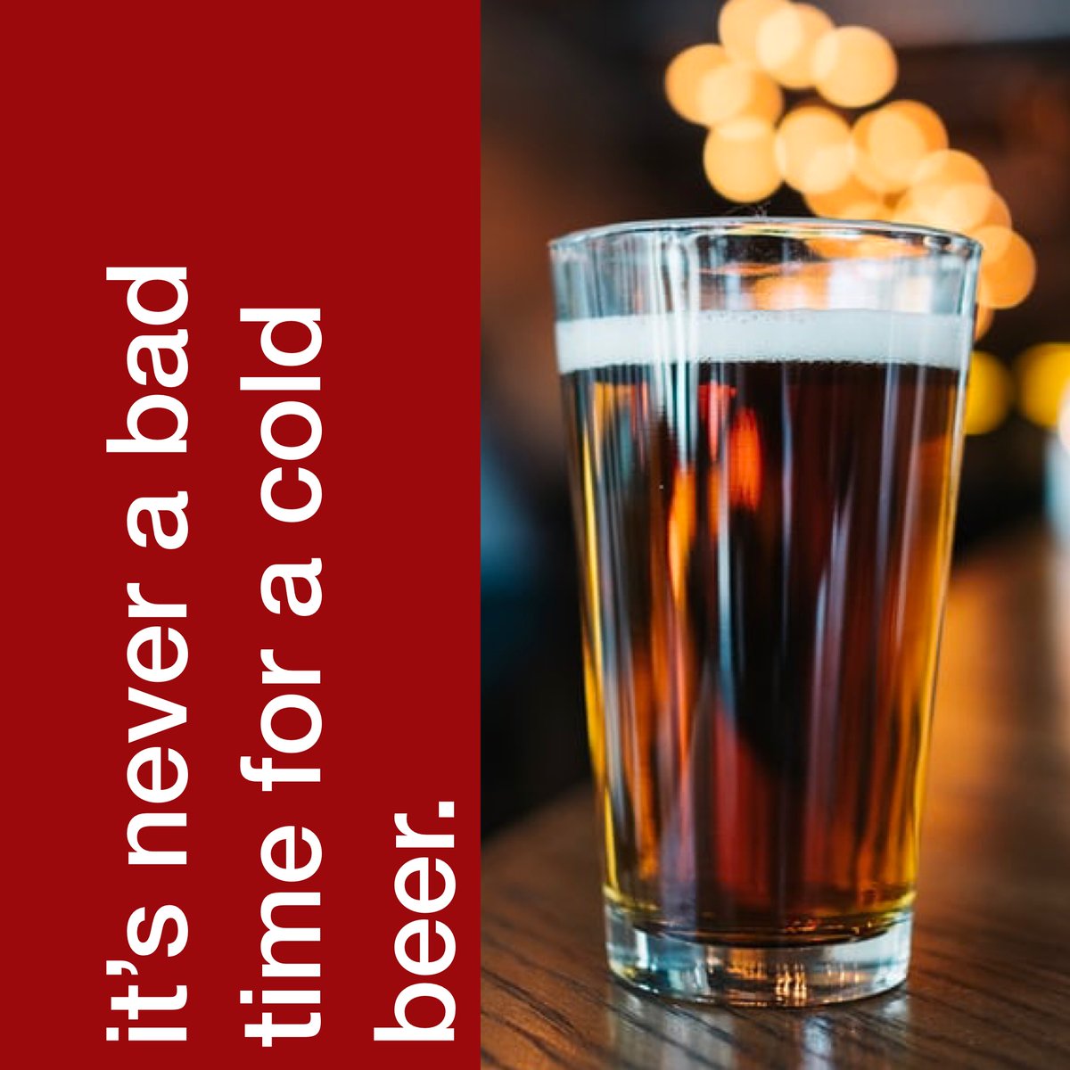 Join us on both inside and out for a cold one 🍻