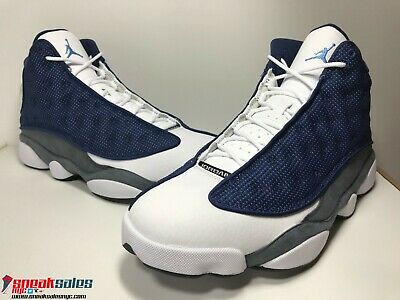 MarketComet's tweet photo. Nike Air Jordan 13 Retro 'Flint' 2020 Navy White Grey Mens Authentic Brand New https://t.co/kDxSOdsYiS https://t.co/4b9DW0NE1a