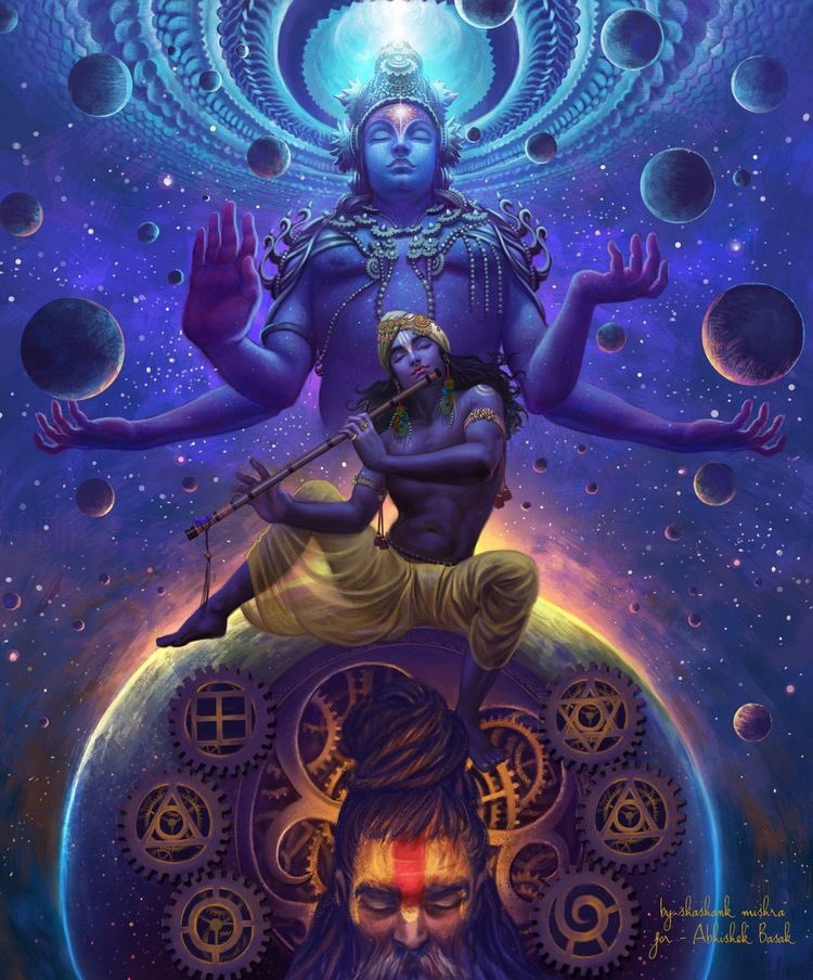 Thus, Hindus view the Brahman as having two aspects: impersonal and personal. Brhadaranyaka Upanishad 2.3.1 द्वे वाव ब्रह्मणो रूपे मूर्तं चैवामूर्तं च मर्त्यं चामृतं च स्थितं च यच्च सच्च त्यच्च । “There are indeed two forms of Brahman, physical & metaphysical,