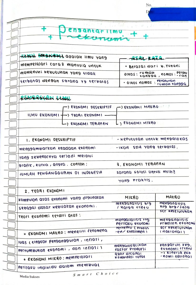 metasnoia's tweet image. Bab 1 "Pengantar Ilmu Ekononi"