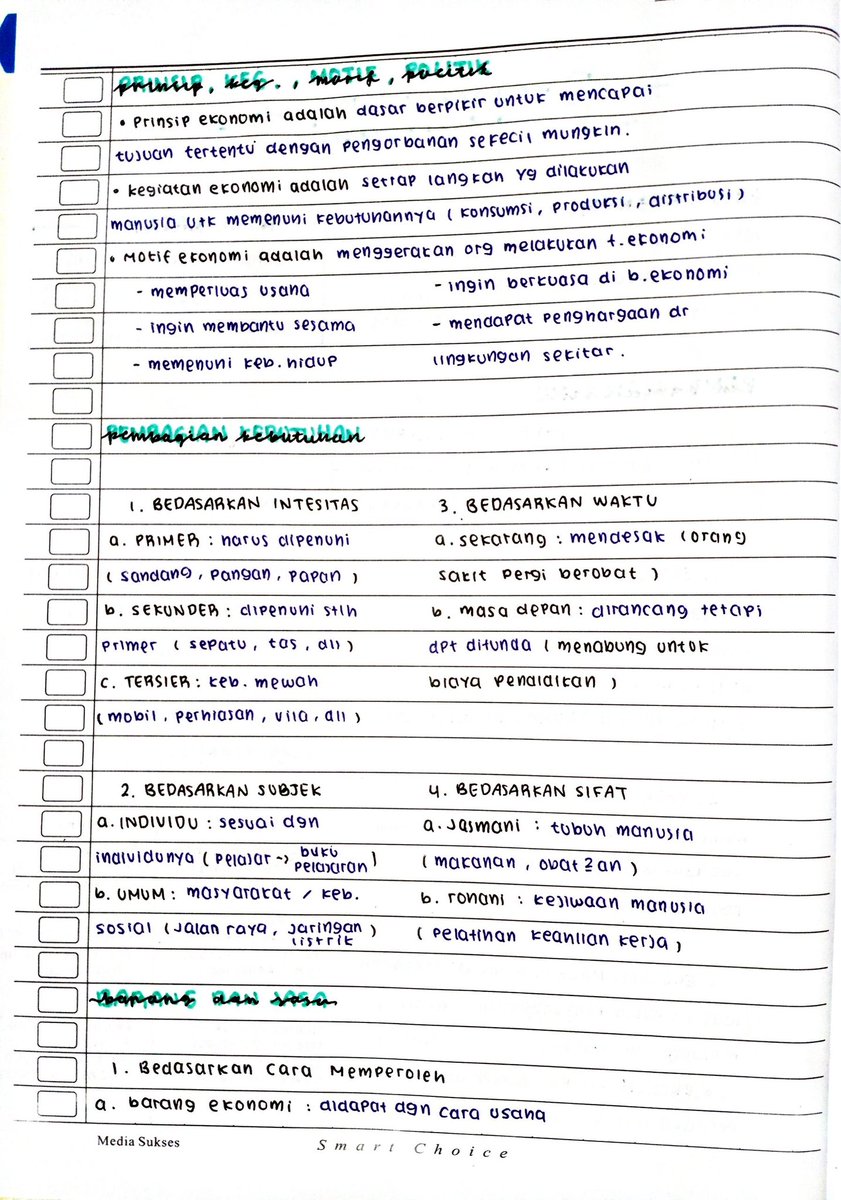 metasnoia's tweet image. Bab 1 "Pengantar Ilmu Ekononi"