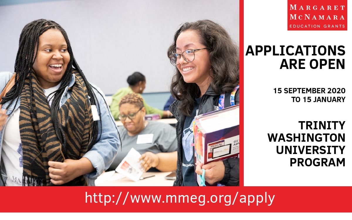 MMEGGrants's tweet photo. π£π£π£
Get your application in early. It could be a life-changer.
For eligibility: https://t.co/1YBWGWD9mz
For previous grantees: https://t.co/AXPtWJV8Fo
#MmegEmpowers #empoweringwomen #trinitywashingtonuniversity
#grants #scholarship #education #dontmissout https://t.co/XoAUCSHAZe
