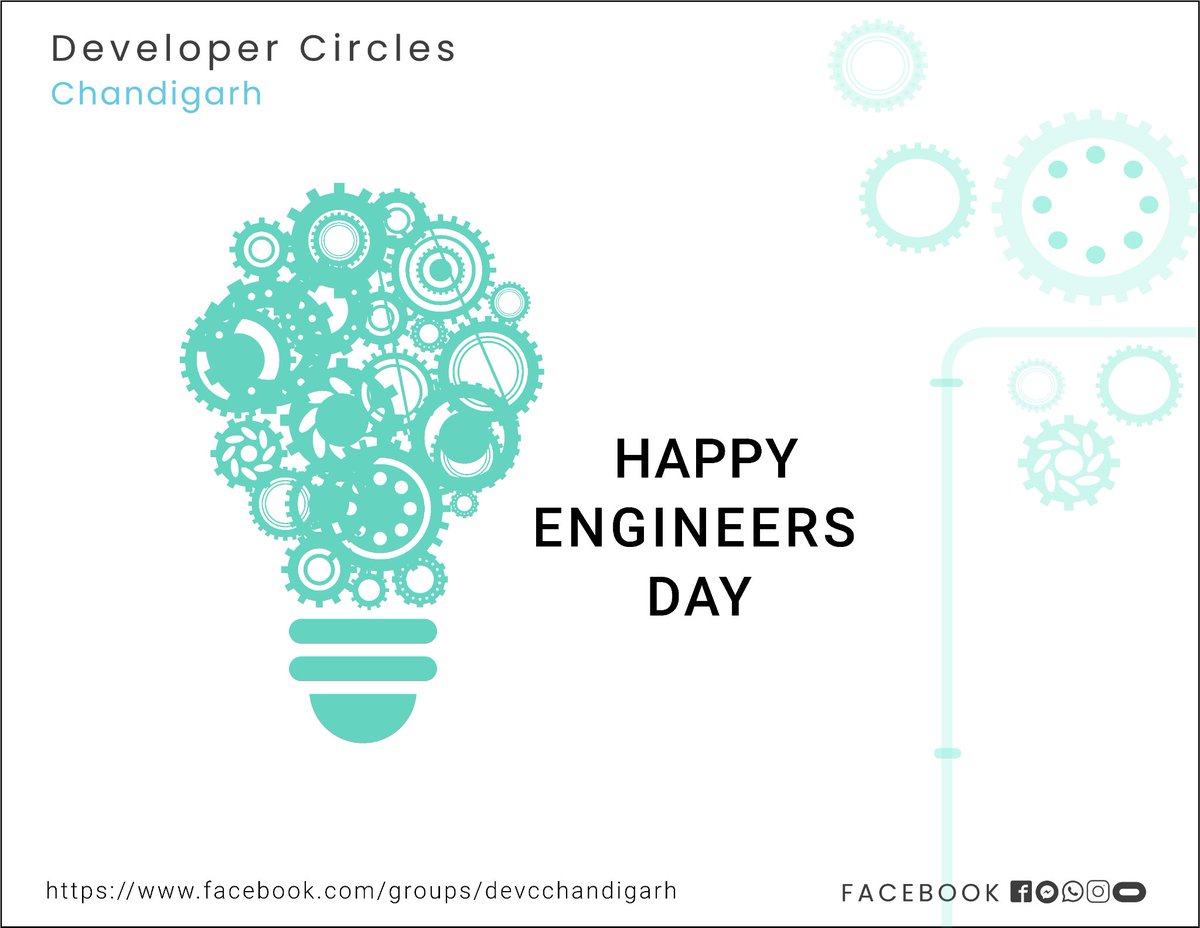 FDC- Chandigarh wishes you a very Happy Engineer's Day🤗