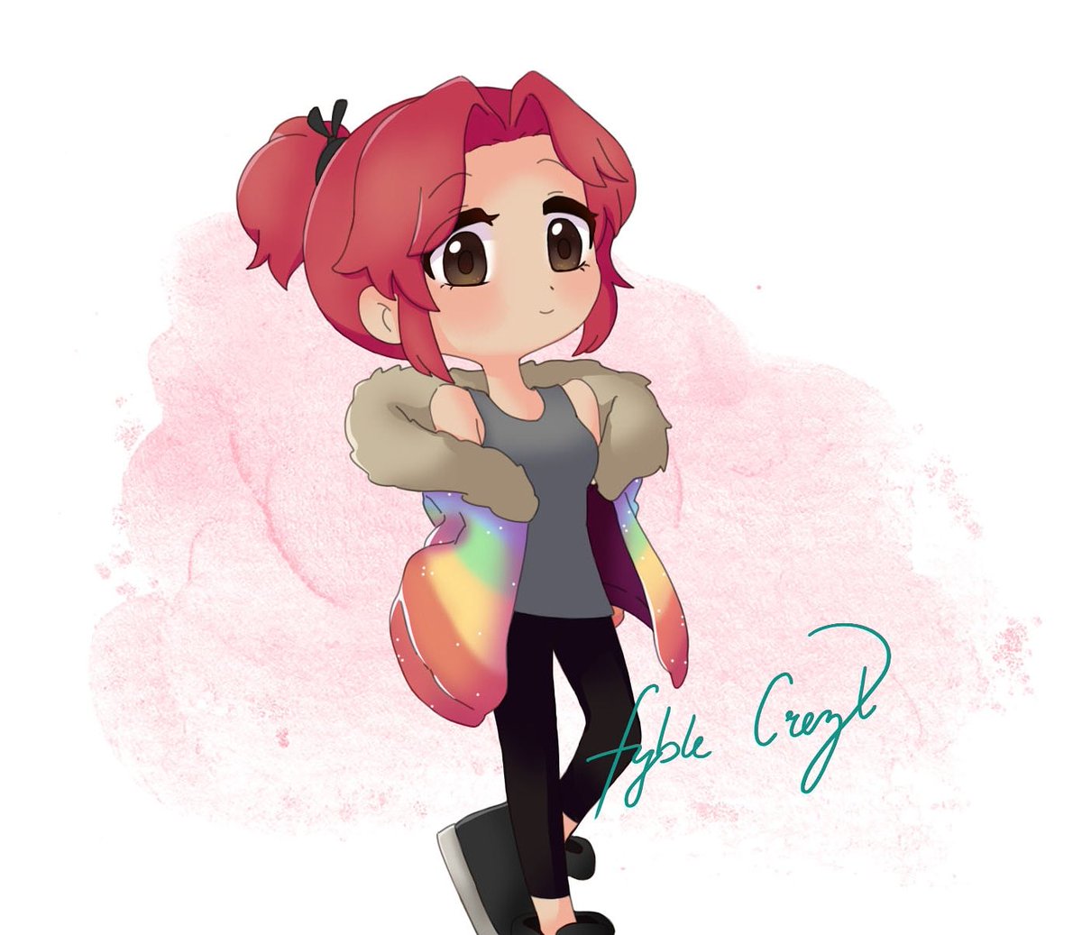 FybleCrezt's tweet photo. Rainbow Theme
A 30 day cgllenge.
#fyblecrezt , #rainbowjacket, #digitalillustration #chibiart #animegirl #30daydrawingchallenge https://t.co/tdRfzCImke