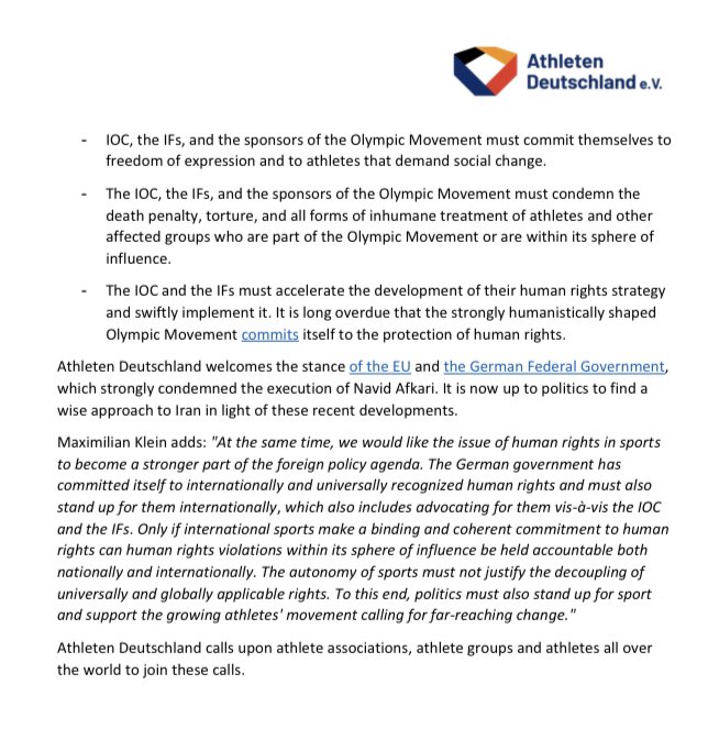 Athleten Deutschland e.V. tweet media