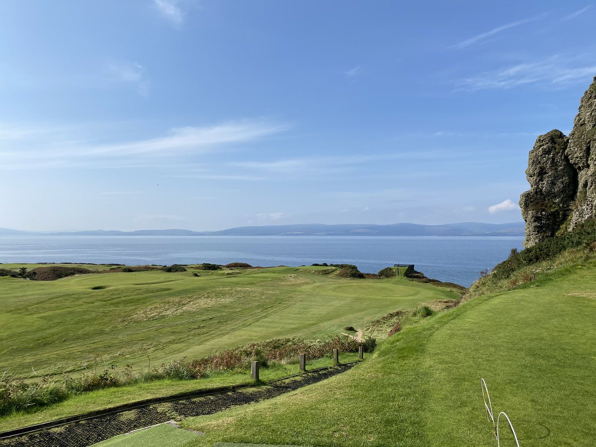 deanamuir's tweet photo. Great fun playing @ShiskineGolf on a beautiful day on @VisitArran 

Stunning views all round ⛳️👍 https://t.co/Jgm5hxL2IU