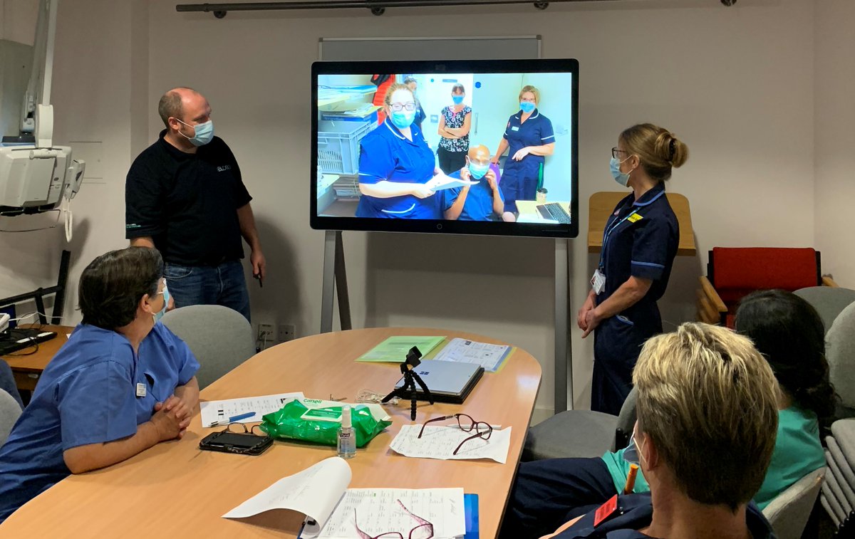 Welcome to the future! Well done to all involved from <a href="/WorcsAcuteNHS/">Worcestershire Acute NHS</a> and <a href="/WyeValleyNHS/">Wye Valley NHS Trust</a> in the first ever digital safety huddle today, enhancing maternity and neonatal care planning and provision across the LMNS📽️💻🌟