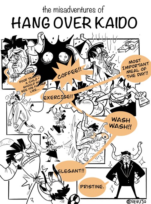 The misadventures of hung Over Kaido #5
#onepiece #kaido #YAMATO 