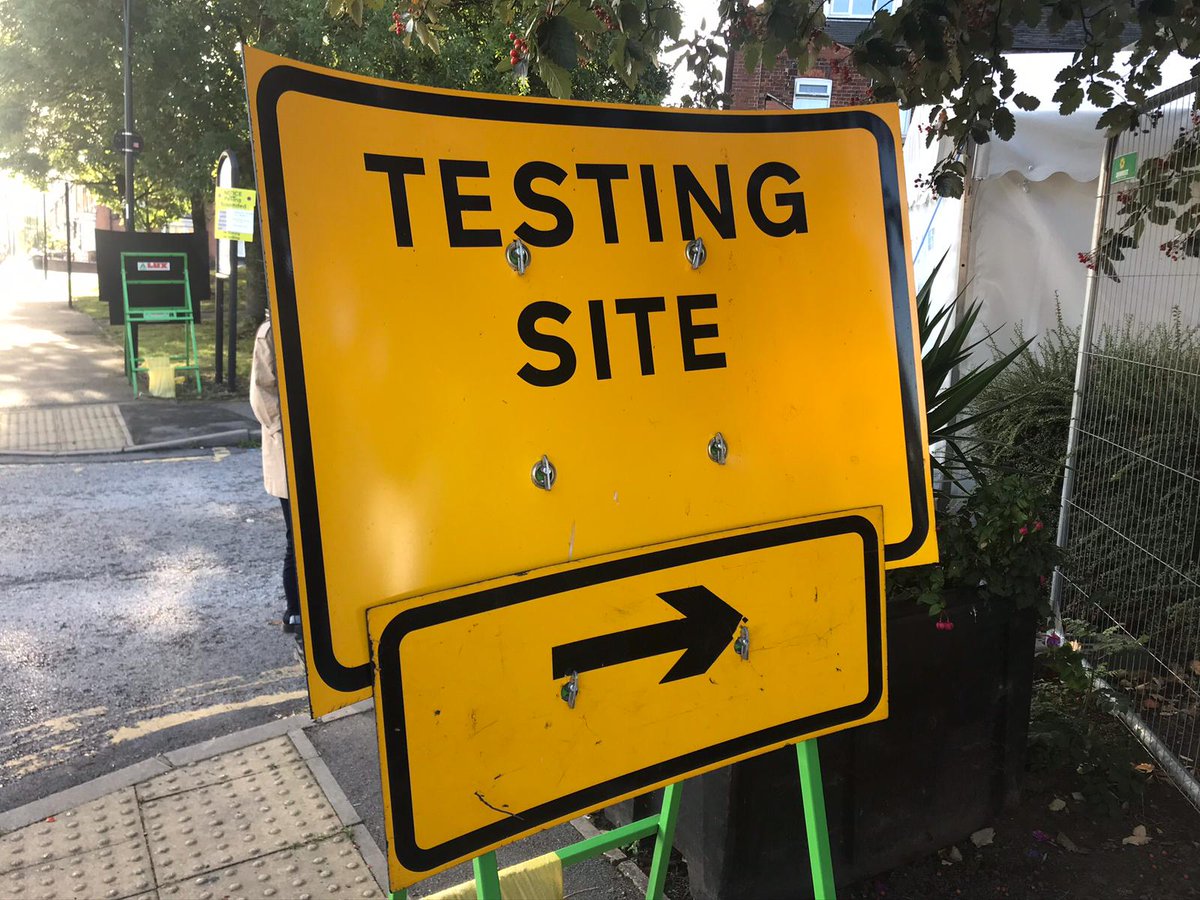 SheffCouncil's tweet photo. Due to lab testing reaching national capacity, the #coronavirus testing sites at Sharrow and Darnall are no longer accepting walk-ins. Please call 119 or visit https://t.co/8Gfr8GwfF8 to book a test if you have symptoms. https://t.co/e5AWWYtVWe