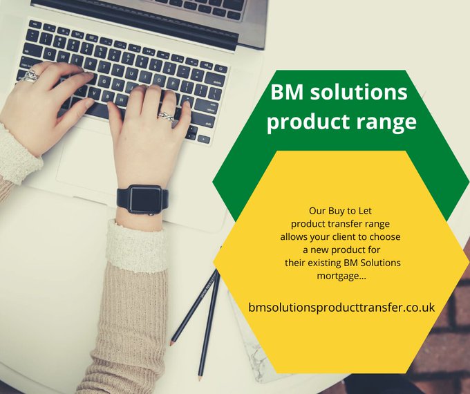 Bmsolutions321's tweet photo. BM solutions product range London

Our Buy to Let product transfer range allows your client to choose a new product for their existing BM Solutions mortgage.

https://t.co/yyHRITPCng

#bmsolutionsproductsrange #productrange #London #England #UK https://t.co/NsADOmbNMM
