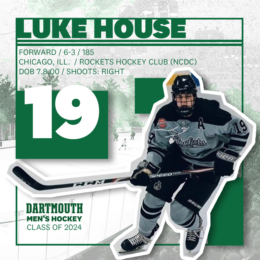 Luke House is another former 🚀 from the Garden State. In two years with the Rockets, he played in 100 games and registered consecutive 39-point campaigns, including a 19-goal season for No. 19 in 2019... -20. 

His Dad: 1989 Caps draft pick
His New Coach: Former Caps coach
🤷‍♂️