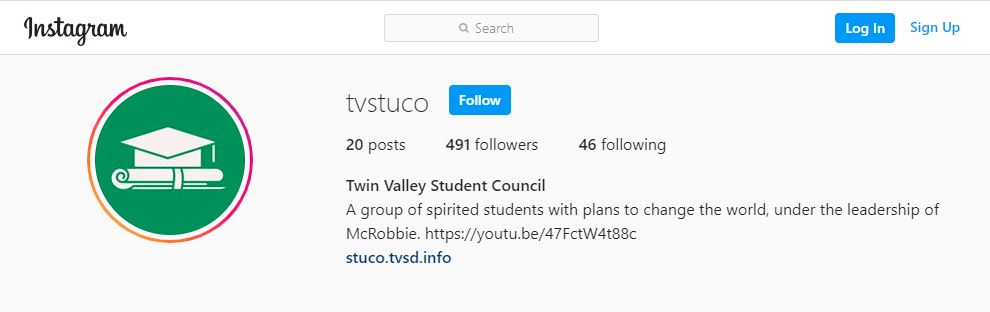 tvstuco's tweet photo. Were you 1 of the 70 students at this morning's Student Council meeting? It may have been cold, but that can't stop STUCO! Students who could not attend should check on the tvstuco Instagram page to find out more about this morning's agenda. https://t.co/pniLk2NfZ5